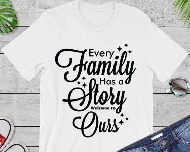 Every Family Has A Story Welcome To Ours SVG, Family SVG, Cricut Files, Digital Download