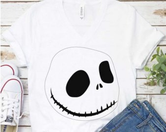 Halloween SVG, Creepy Face Clip Art, Happy Halloween, SVG Files For Silhouette, Decals And Stickers, Cricut Files, Instant Digital Download.