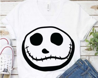 Halloween SVG, Creepy Face Clip Art, Happy Halloween, SVG Files For Silhouette, Decals And Stickers, Cricut Files, Instant Digital Download.