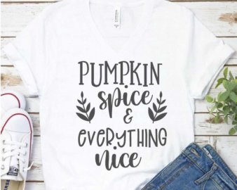 Pumpkin Spice & Everything Nice SVG, Fall SVG, Thanksgiving SVG, Harvest festival, Autumn Season, SVG Files For Silhouette, Decals And Stickers, Cricut Files, Instant Digital Download.