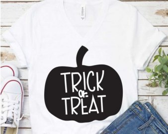 Trick or Treat SVG, Celebrating Halloween, Pumpkin SVG, SVG Files For Silhouette, Decals And Stickers, Cricut Files, Instant Digital Download.