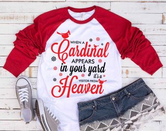 when a cardinal lands in your yard SVG, Merry Christmas SVG, Winter SVG, Modern Holiday, Cricut Files, Digital Download