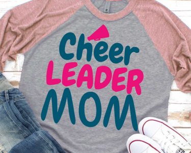 Cheer Leader Mom SVG, Cheer SVG, Mom SVG, SVG Files For Silhouette, Decals And Stickers, Cricut Files, Instant Digital Download.