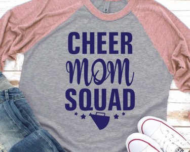 Cheer Mom Squad SVG, Cheer SVG, Mom SVG, SVG Files For Silhouette, Decals And Stickers, Cricut Files, Instant Digital Download.