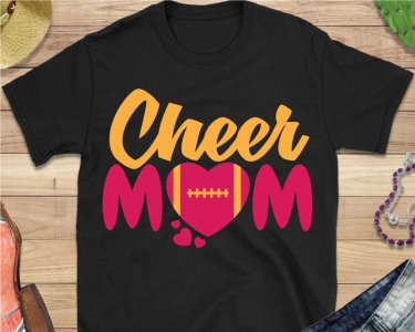 Cheer Mom SVG, Cheer SVG, Mom SVG, Football SVG, Heart SVG, SVG Files For Silhouette, Decals And Stickers, Cricut Files, Instant Digital Download.