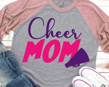 Cheer Mom SVG, Cheer SVG, Mom SVG, SVG Files For Silhouette, Decals And Stickers, Cricut Files, Instant Digital Download.
