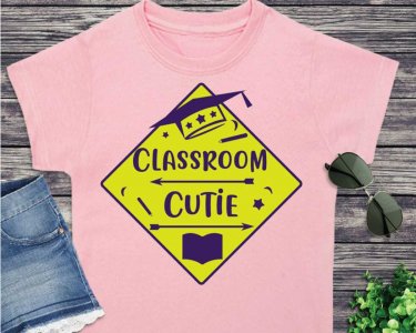 Classroom Cutie SVG, School SVG, Class SVG, SVG Files For Silhouette, Decals And Stickers, Cricut Files, Instant Digital Download.