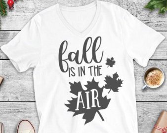 Fall Is In The Air SVG, Autumn SVG, Fall Season, Leaf Clip Art, SVG Files For Silhouette, Decals And Stickers, Cricut Files, Instant Digital Download.