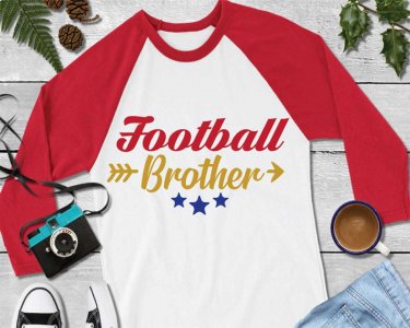 Football Brother SVG, Brother SVG, Football SVG, Sports SVG, SVG Files For Silhouette, Decals And Stickers, Cricut Files, Instant Digital Download.