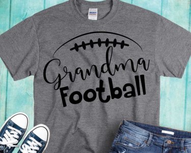 Grandma Football SVG, Grandma SVG, Football SVG, SVG Files For Silhouette, Decals And Stickers, Cricut Files, Instant Digital Download.
