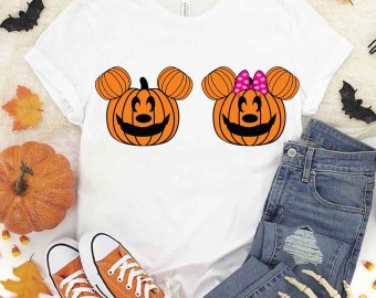 Mickey Mouse Halloween SVG, Pumpkin Mickey Mouse SVG, Happy Halloween SVG, Modern Holiday, Clip Art, Cricut Files, Digital Download