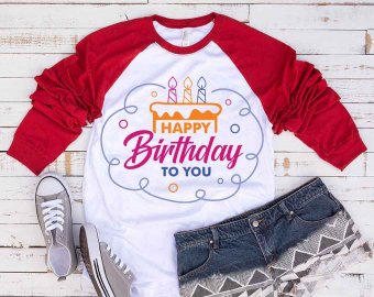 Happy Birthday To You SVG, Birthday SVG, Birthday Cake SVG, Birthday Shirt SVG, Decals And Stickers, Cricut Files, Digital Download