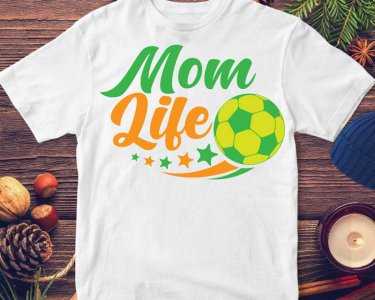 Mom Life SVG, Mom SVG, Soccer SVG, SVG Files For Silhouette, Decals And Stickers, Cricut Files, Instant Digital Download.