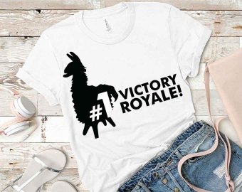 Victory Royale SVG, Llama SVG, Cricut Files, Digital Download