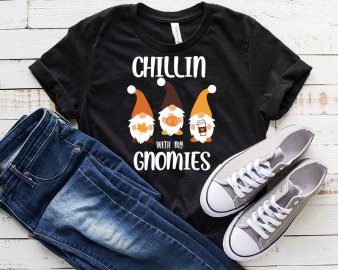 Chillin with my gnomies svg, Chillin with my gnomies t-shirt svg, Clip Arts, Cricut Files, Decals And Stickers, Instant Download