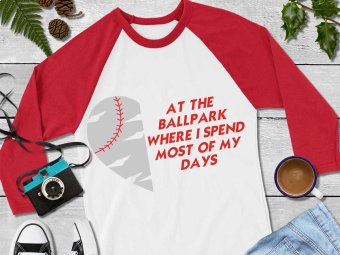 At the ballpark where i spend most of my days svg, At the ballpark where i spend most of my days cut file, At the ballpark where i spend most of my days clip art, Sport svg, Cricut Files, Silhouette Files, Digital Download
