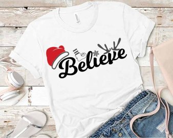 Christmas believe svg, Christmas believe cut file, Christmas believe clip art, Christmas svg, Cricut Files, Silhouette Files, Digital Download