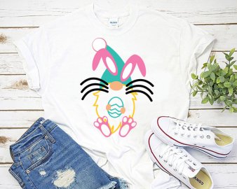 Easter Bunny Gnome svg, Easter Bunny svg, Easter svg, Eastercut file, Easter svg, Cricut Files, Silhouette Files, Digital Download