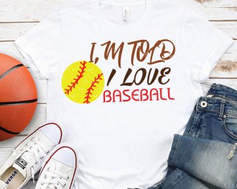 I'm told i love baseball svg, I'm told i love baseball clip art, I'm told i love baseball cut file, Sport svg, Baseball svg, Cricut Files, Digital Download