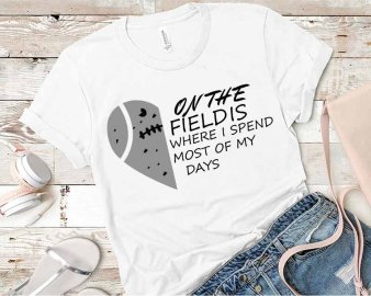 On the field is where i spend most of my days svg, On the field is where i spend most of my days cut file, On the field is where i spend most of my days clip art, Sports svg, Cricut Files, Silhouette Files, Digital Download