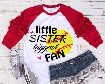 Little sister biggest fan svg, Little sister biggest fan clip art, Little sister biggest fan cut file, Sports svg, Cricut Files, Digital Download