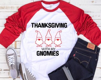 Thanksgiving with my gnomies svg, Thanksgiving with my gnomies cut file, Thanksgiving with my gnomies clip art, Gnome svg, Cricut Files, Silhouette Files, Digital Download