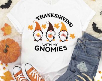 Thanksgiving with my gnomies svg, Thanksgiving with my gnomies cut file, Thanksgiving with my gnomies clip art, Fall svg, Gnomies svg, Cricut Files, Silhouette Files, Digital Download