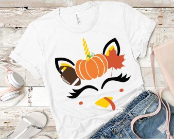 Unicorn pumpkin svg, Unicorn pumpkin cut file, Unicorn pumpkin clip art, Unicorn svg, Cricut Files, Silhouette Files, Digital Download
