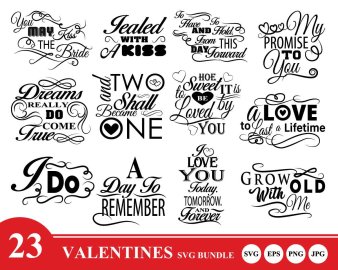Valentine SVG Bundle, Made In Merica SVG, I Love You To The Moon SVG, Grow Old With Me SVG, Decals And Stickers, Cricut Files, Instant Download