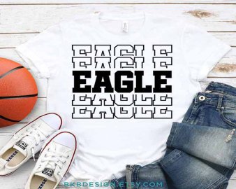 Eagle sports svg, Eagle sports t-shirt, Eagle sports word, Cricut Files, Decals And Stickers, Instant Download