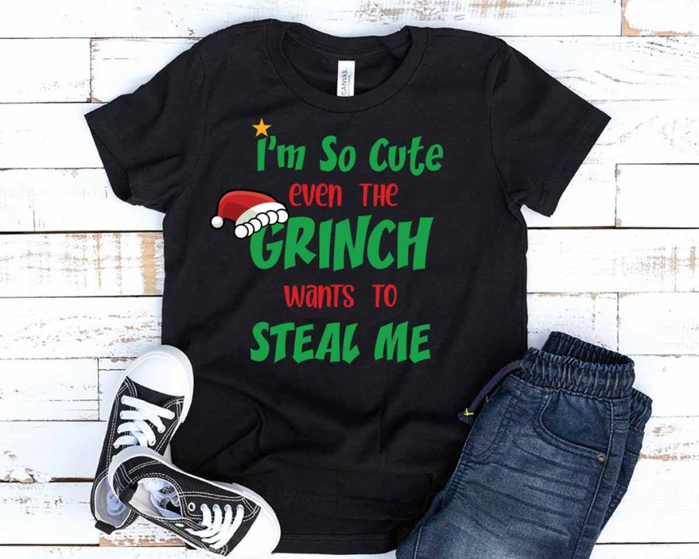 I'm so cute even the grinch wants to steal me svg, I'm so cute even the ...