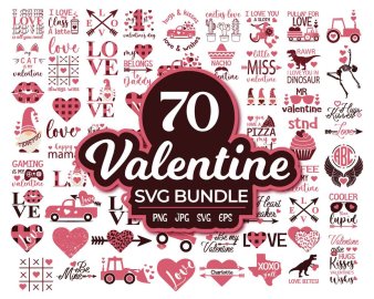 70 valentines day svg bundle, Valentine day svg, Valentines day svg, Valentines day cut file, Valentines day clip art, 70 unique Valentine's Day SVG, Love Svg, Love day svg, Cupid svg, Valentine Quote svg, Cricut