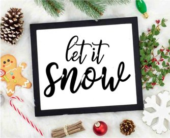 Let it snow t shirt, Christmas t shirt, t shirt SVG Files, t shirt Cricut file, Silhouette Studio files
