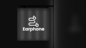 Modern Minimalist Letter - E Logo With Earphone Logo Design Vector, Headphones Logo, Gadget Logo Design