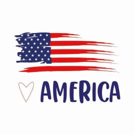 4th Of July America Glag Tshirt Design, 4th Of July Tshirt Design, Independence Day SVG, Cricut Files, Instant Download