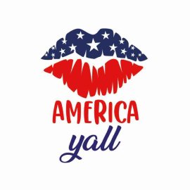 4th Of July America Yall Tshirt Design, 4th Of July Tshirt Design, Independence Day SVG, Cricut Files, Instant Download
