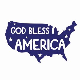 4th Of July God Bless America Map Tshirt Design, 4th Of July Tshirt Design, Independence Day SVG, Cricut Files, Instant Download