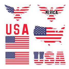 Free 4th Of July Eagle SVG Usa Flag SVG, 4th Of July SVG, Independence Day SVG, Cricut Files, Instant Download