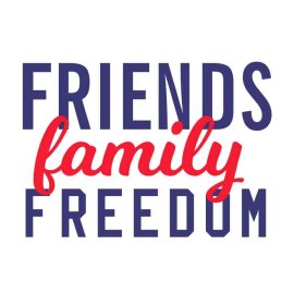 Free 4th Of July Friends Family Freedom SVG, 4th Of July SVG, Independence Day SVG, Cricut Files, Instant Download