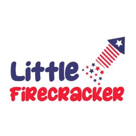 Free 4th Of July Little Firecracker SVG, 4th Of July SVG, Independence Day SVG, Cricut Files, Instant Download
