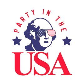 Free 4th Of July Party In The Usa SVG, 4th Of July SVG, Independence Day SVG, Cricut Files, Instant Download