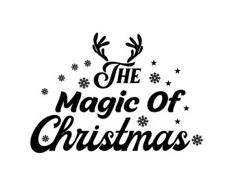 Free The Magic Of Christmas SVG Cut File