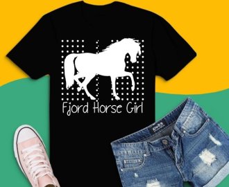 fjord horse girl funny horse lover saying shirt svg
