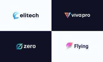 Stylish Semi Custom Premade logo design for small business, Branding Identity kit Editorial Minimal Branding Logo, Thank You Business Card