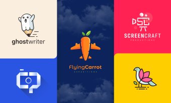 Logo Design Template Bundle Editable in White | Canva Template DIY Logo Vorlage | Professional Logo Design | Small Business Logo Kit